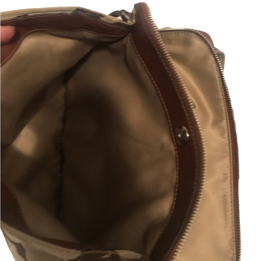 Coach Shoulder Satchel Bag Brown Tan No. D1273-17806M - Picture 8 of 11